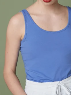 Bleu pâle - Veste épaisse de courroie