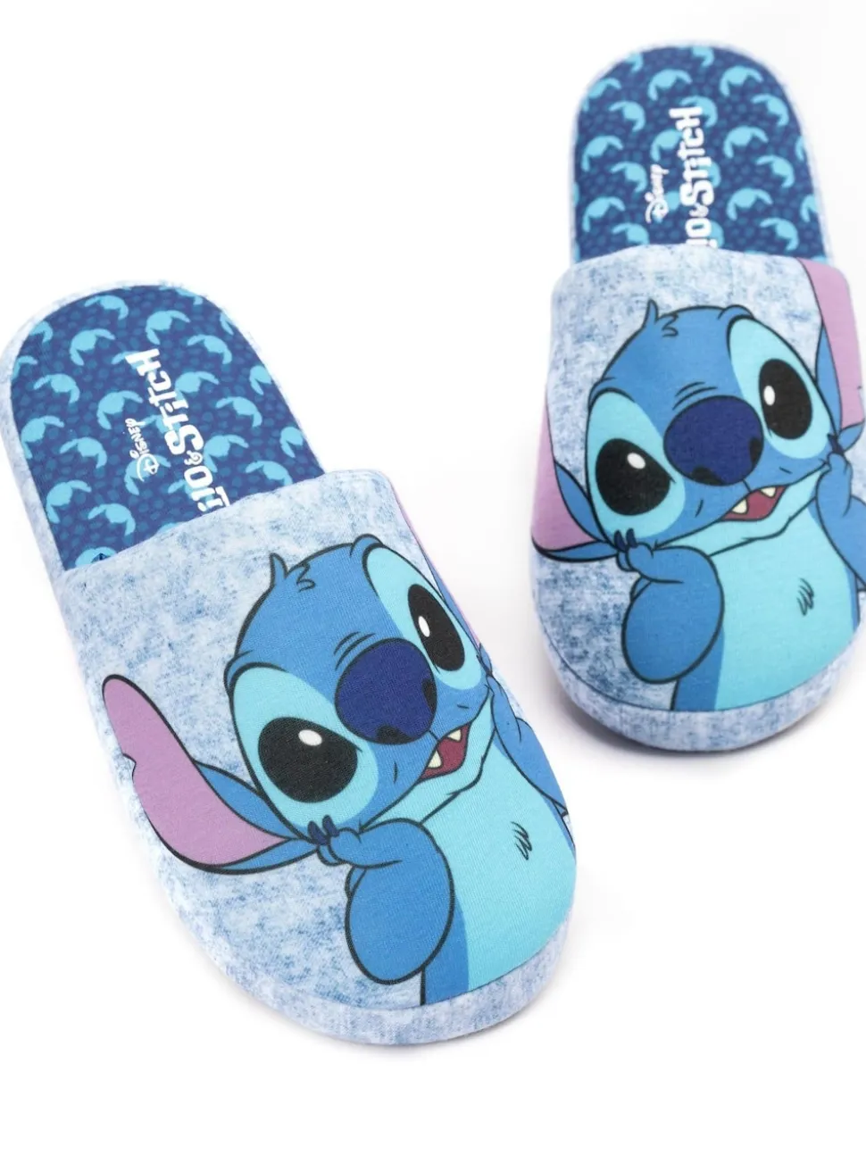 Bleu surpiqué - Chaussons mules d’hiver Vanilla Underground femme