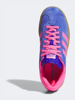 Bleu/Rose - Baskets adidas Originals Gazelle Bold W