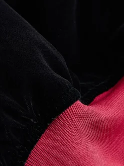 Blouson bombardier brodé en velours Rockett St George