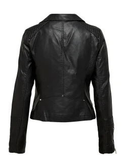 Blouson motard Only en cuir synthétique