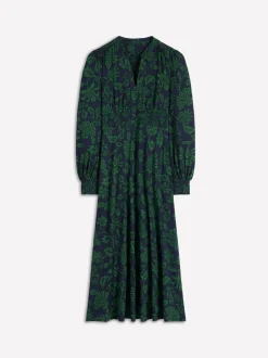 Boden Robe Mi-long Smockée Ivy