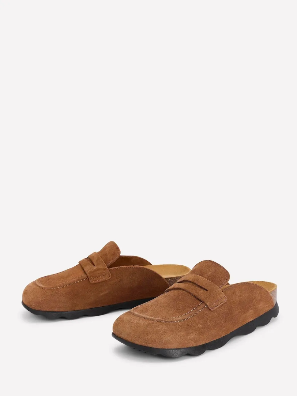 Boden sabots mules en daim