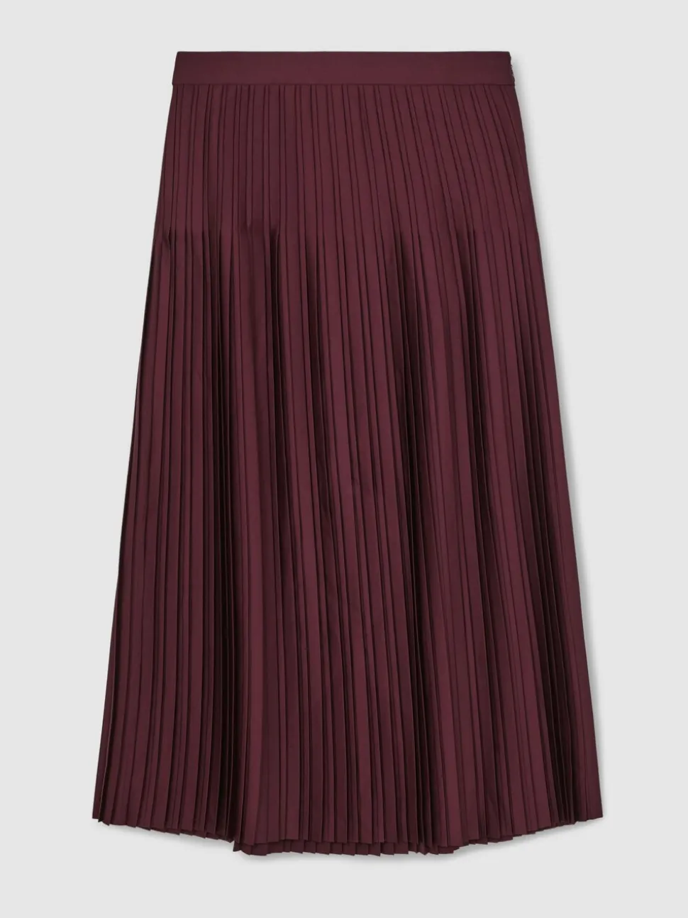 bordeaux - Jupe mi-longue Reiss Savannah plissée