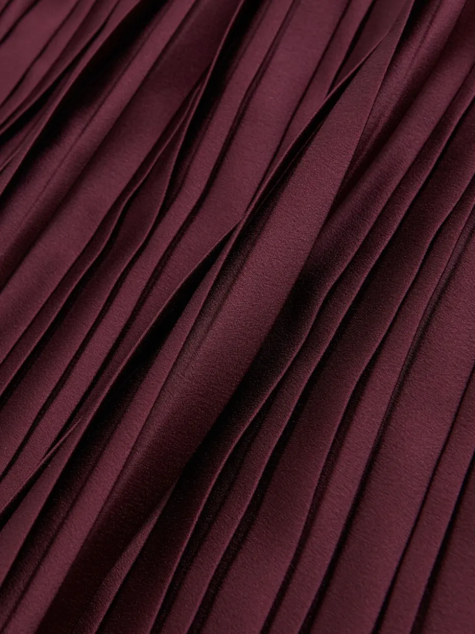 bordeaux - Jupe mi-longue Reiss Savannah plissée