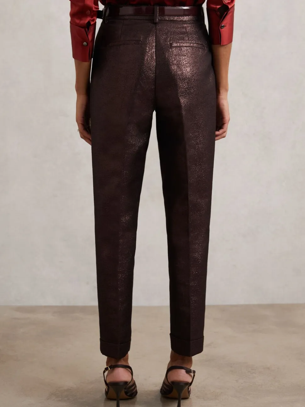 bordeaux - Pantalon Reiss Sienna