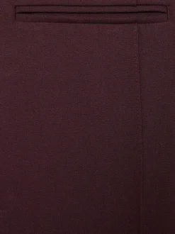 bordeaux - Pantalons évasés taille haute Reiss Claude