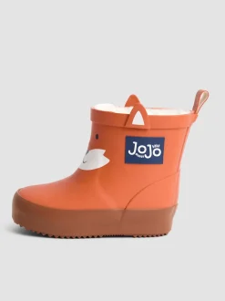 Bottes de pluie JoJo Maman Bébé courtes doublées douillettes