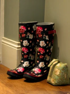 Bottes de pluie Lunar en caoutchouc à motifs fleuris