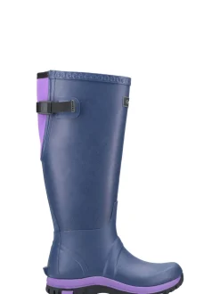 Bottes Wellington Cotswolds Bleu réglables