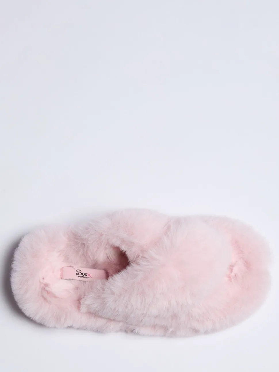 Boux Avenue - Chaussons à semelle crantée et à bandes croisées