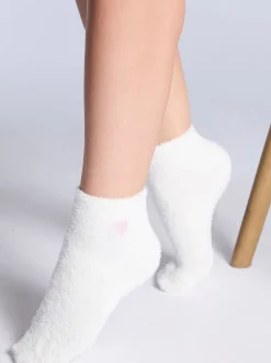 Boux Avenue 4 Pack Cœur Cosy Baskets Chaussettes