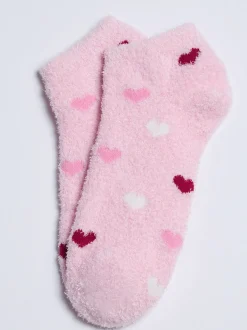 Boux Avenue 4 Pack Cœur Cosy Baskets Chaussettes