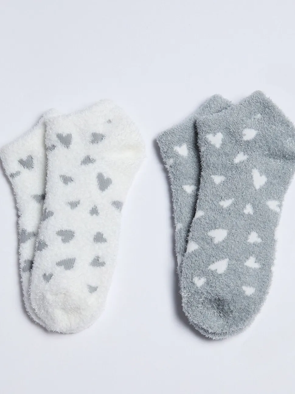 Boux Avenue 4 Pack Cœur Cosy Baskets Chaussettes