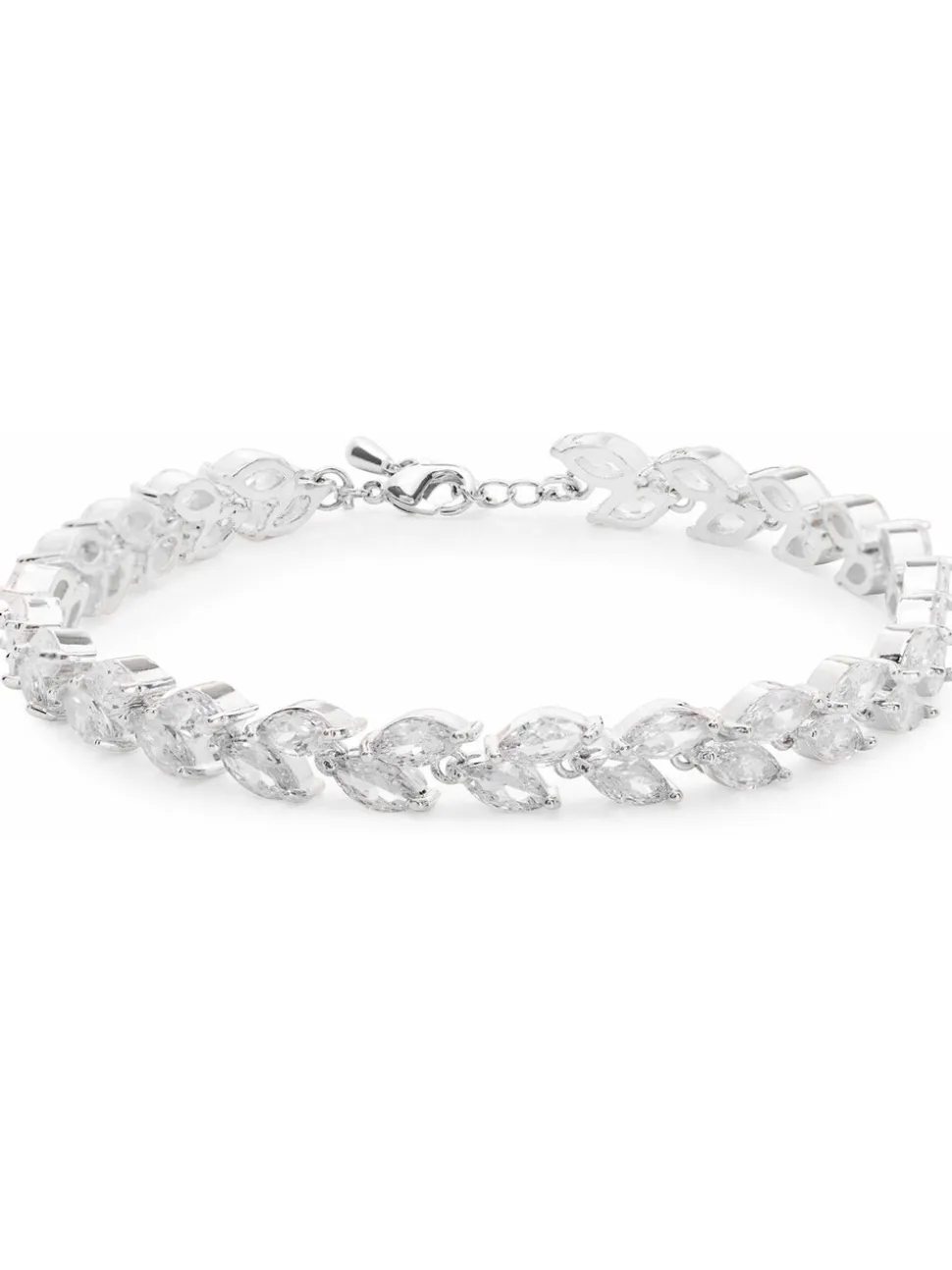 Bracelet Jon Richard à navettes en zircon cubique