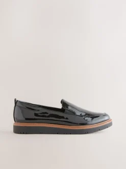 Brevet noir - Mocassins Forever Comfort® à enfiler propres à semelle épaisse