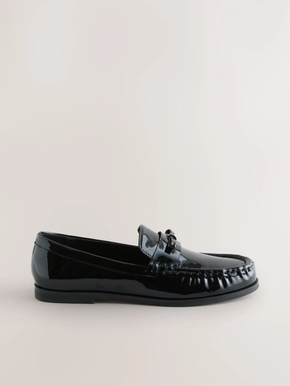 Brevet noir - Mocassins Forever Comfort® à bout froncé avec nœud