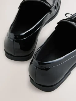 Brevet noir - Mocassins Forever Comfort® à bout froncé avec nœud