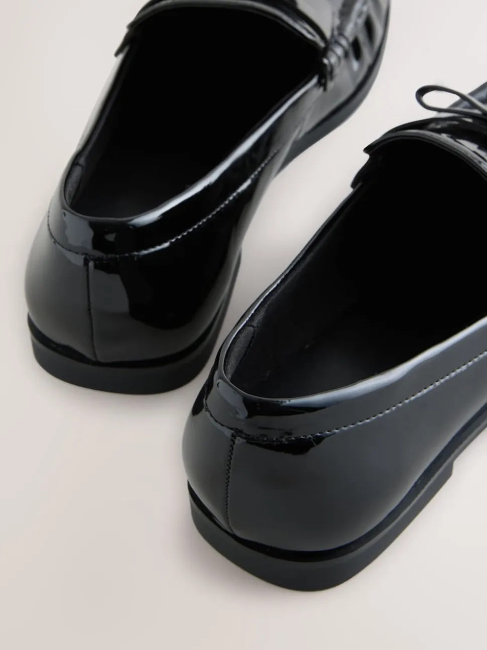 Brevet noir - Mocassins Forever Comfort® à bout froncé avec nœud