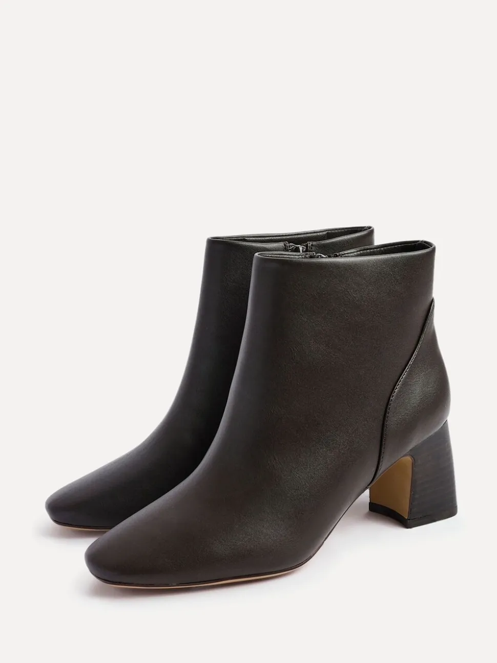 Brun foncé - Bottines Linzi Cove Comfort à talons carrés