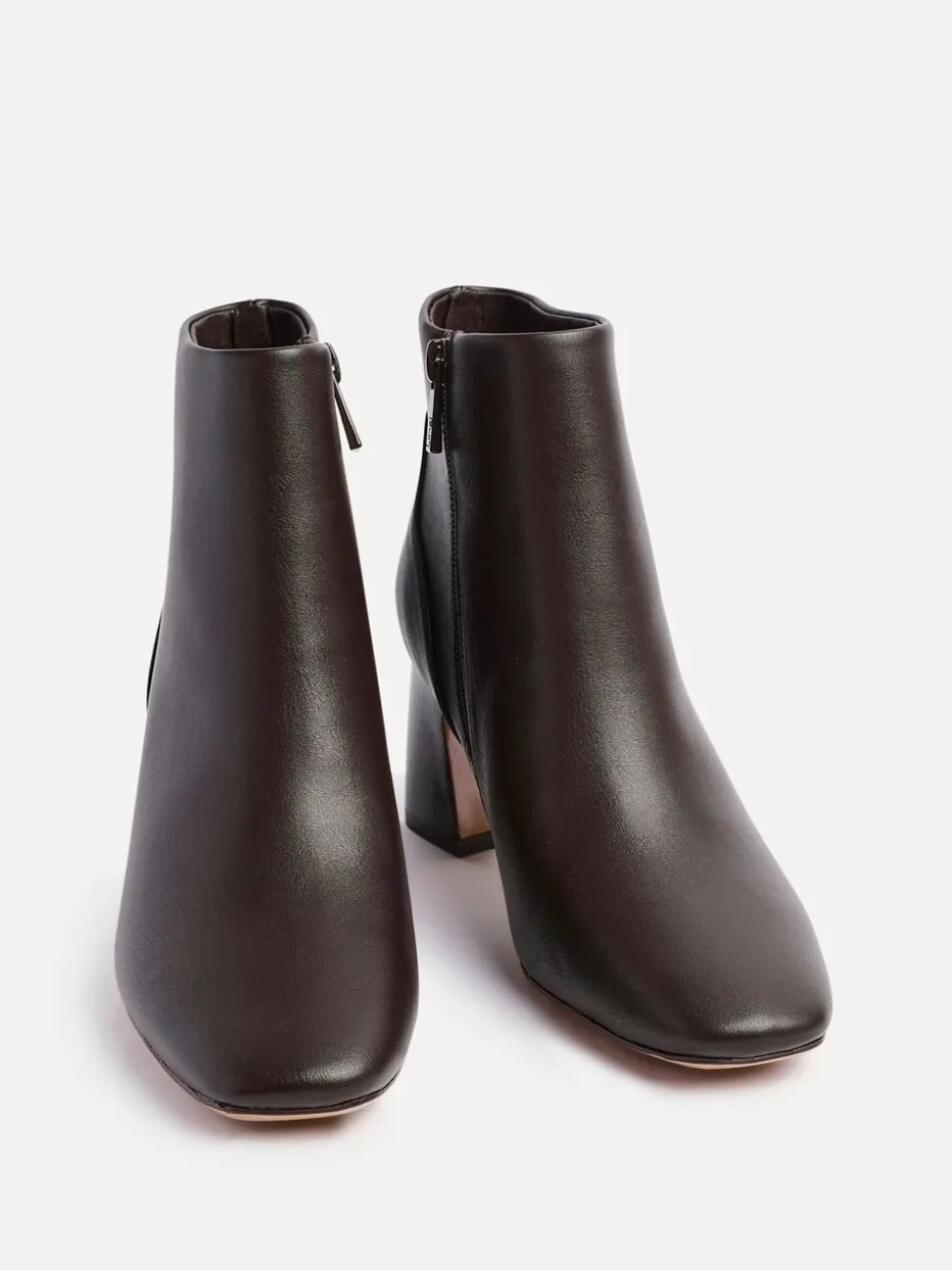 Brun foncé - Bottines Linzi Cove Comfort à talons carrés