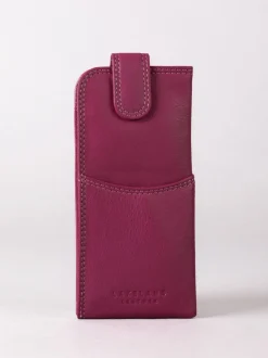 canneberge - Lakeland Leather Etui à lunettes
