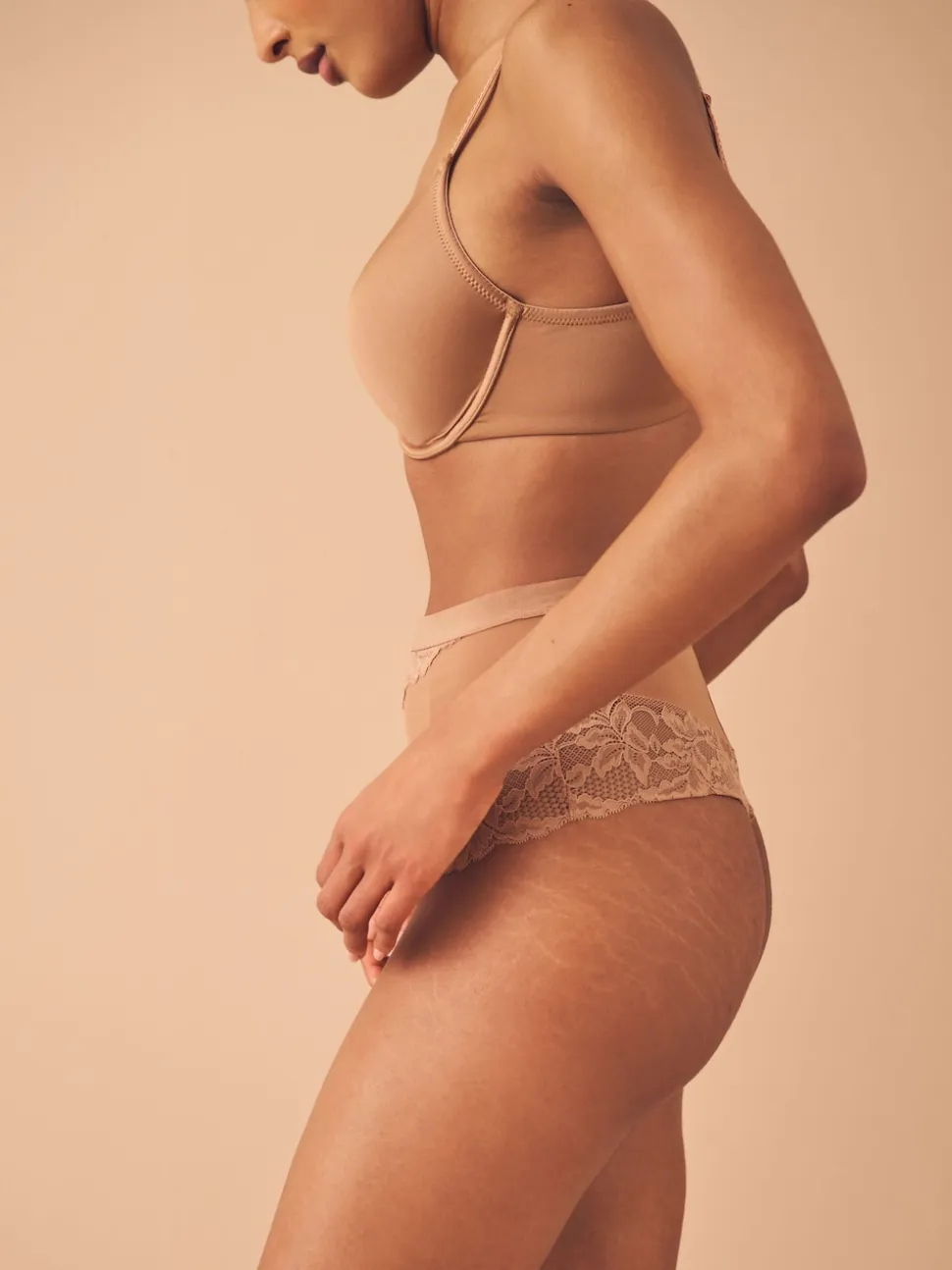 Caramel Nude - Tongs taille haute légers et modelants pour le contrôle de l'abdomen 2 Pack