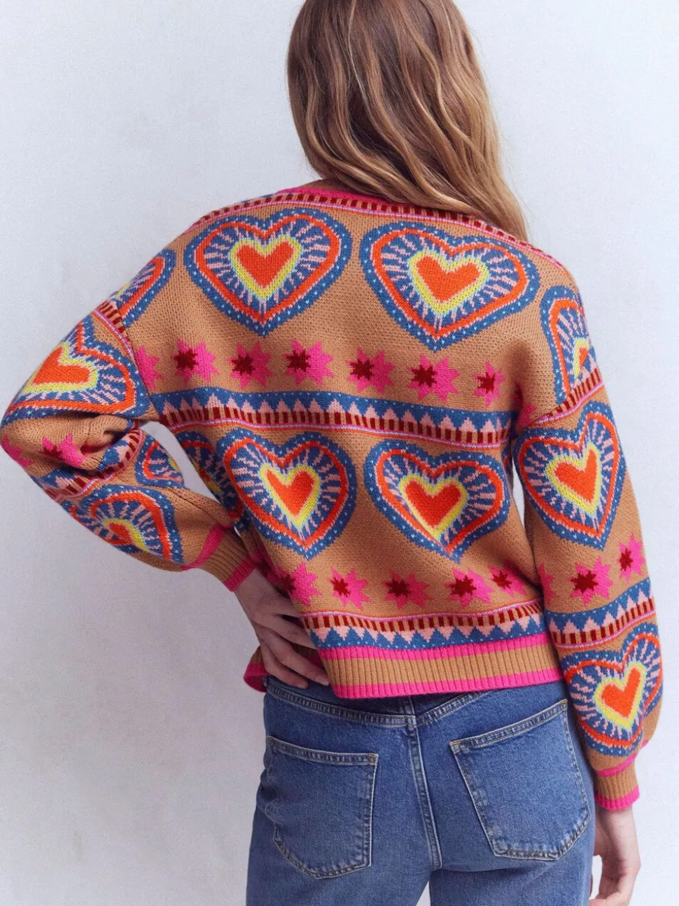 Cardigan Boden Abi jacquard