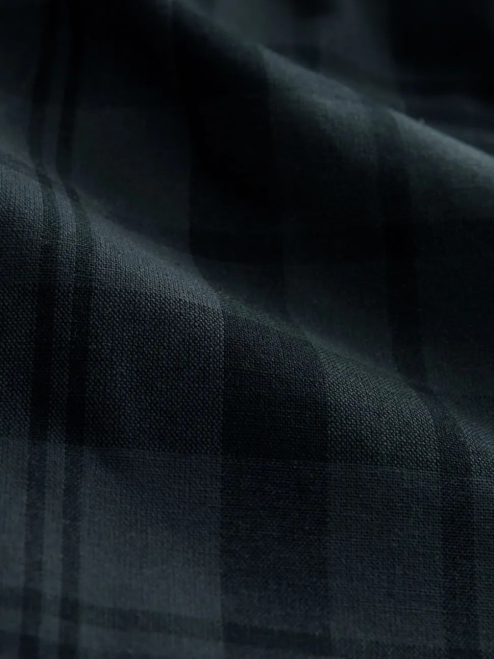 Carreaux bleu marine - Veste Hertiage avec col en velours côtelé