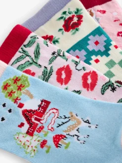 Cath Kidston lot de 4 chaussettes en coton