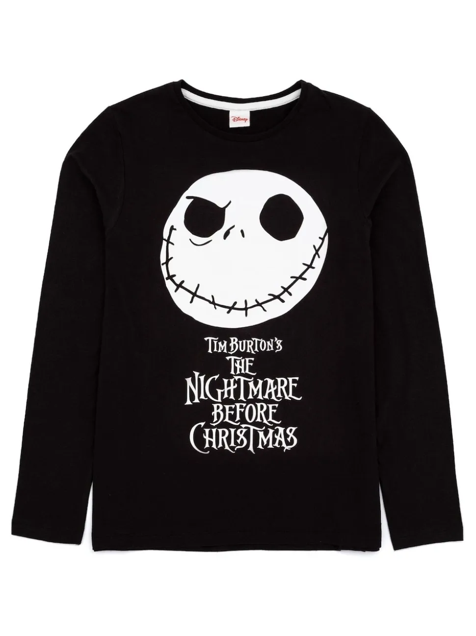 Cauchemar noir avant - Vanilla Underground Womans Disney The Nightmare Before Noël Multicoloured Long Sleeve Long Leg 100% Cotton Pyjamas Set