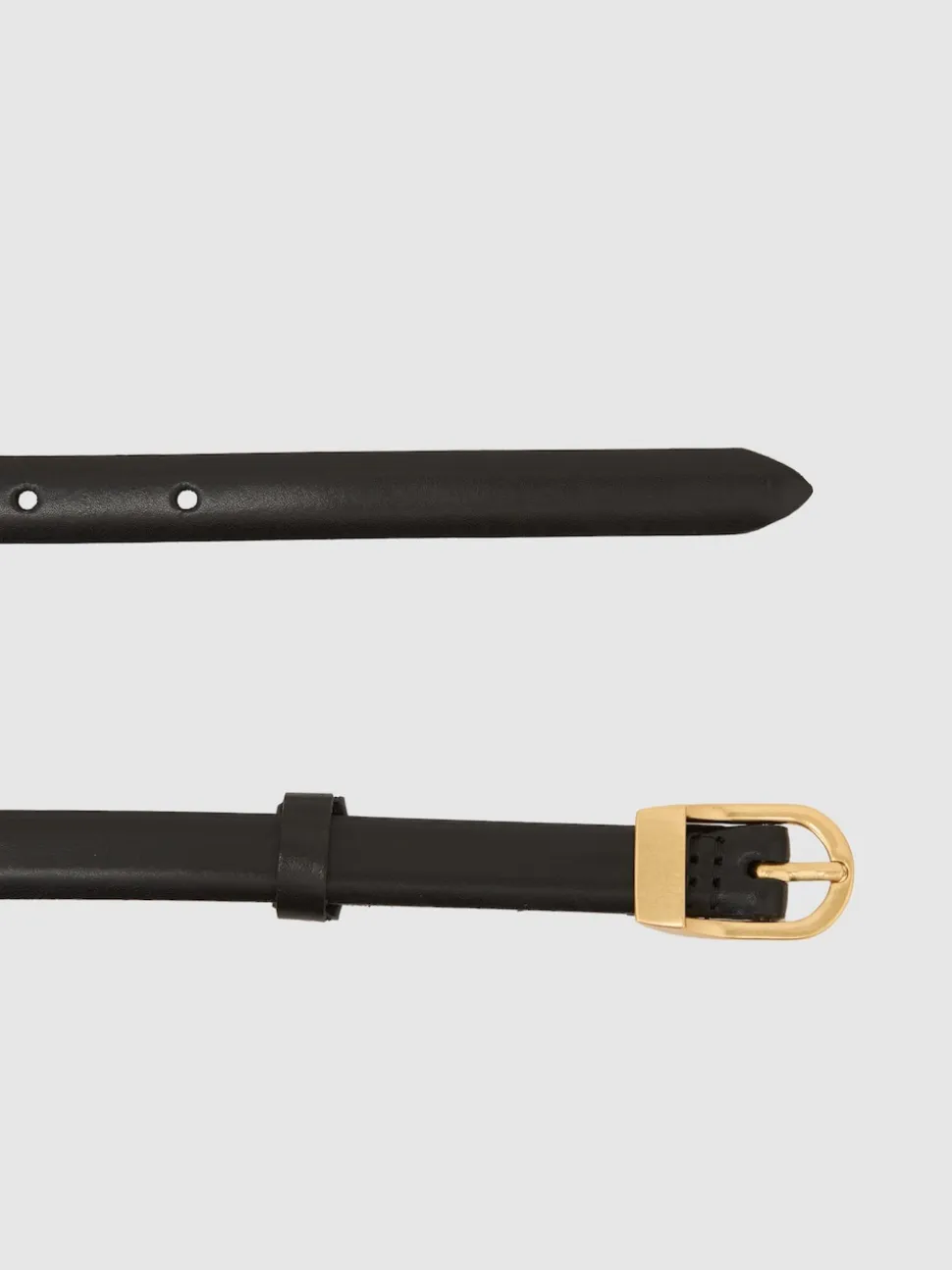 Ceinture à boucle courte en cuir Reiss Mila
