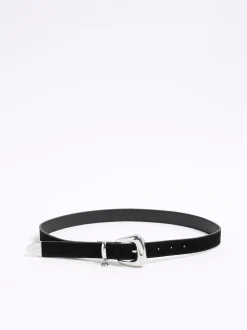 Ceinture River Island en daim à boucle bulle