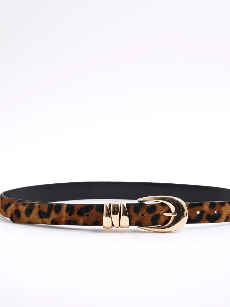 Ceinture River Island triple passant imprimé léopard