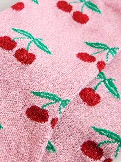 Cerises scintillantes - Lot de 1 paires de chaussettes en coffret cadeau