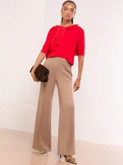 chameau - Lipsy Pantalon large taille haute