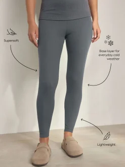 charbon de bois - Leggings de base thermique