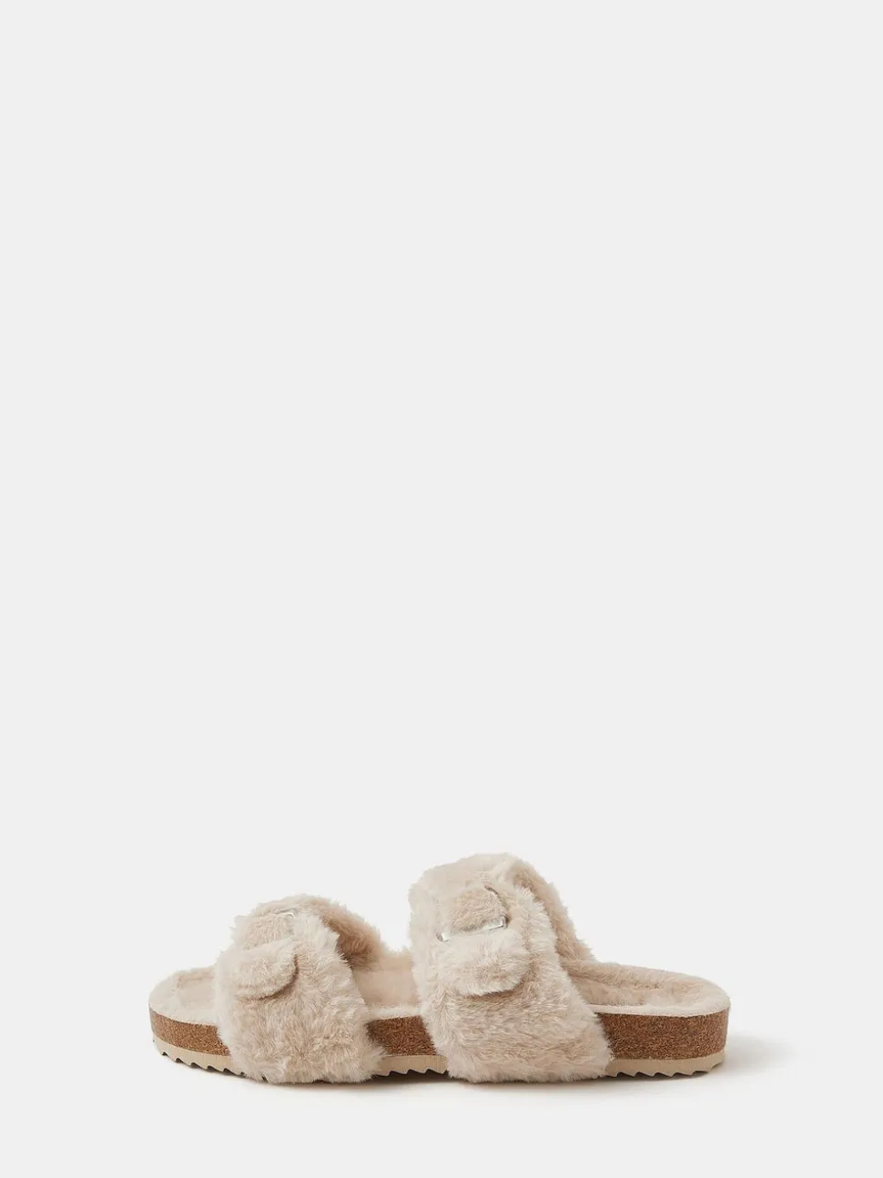 Chaussons Accessorize à boucle duveteuse