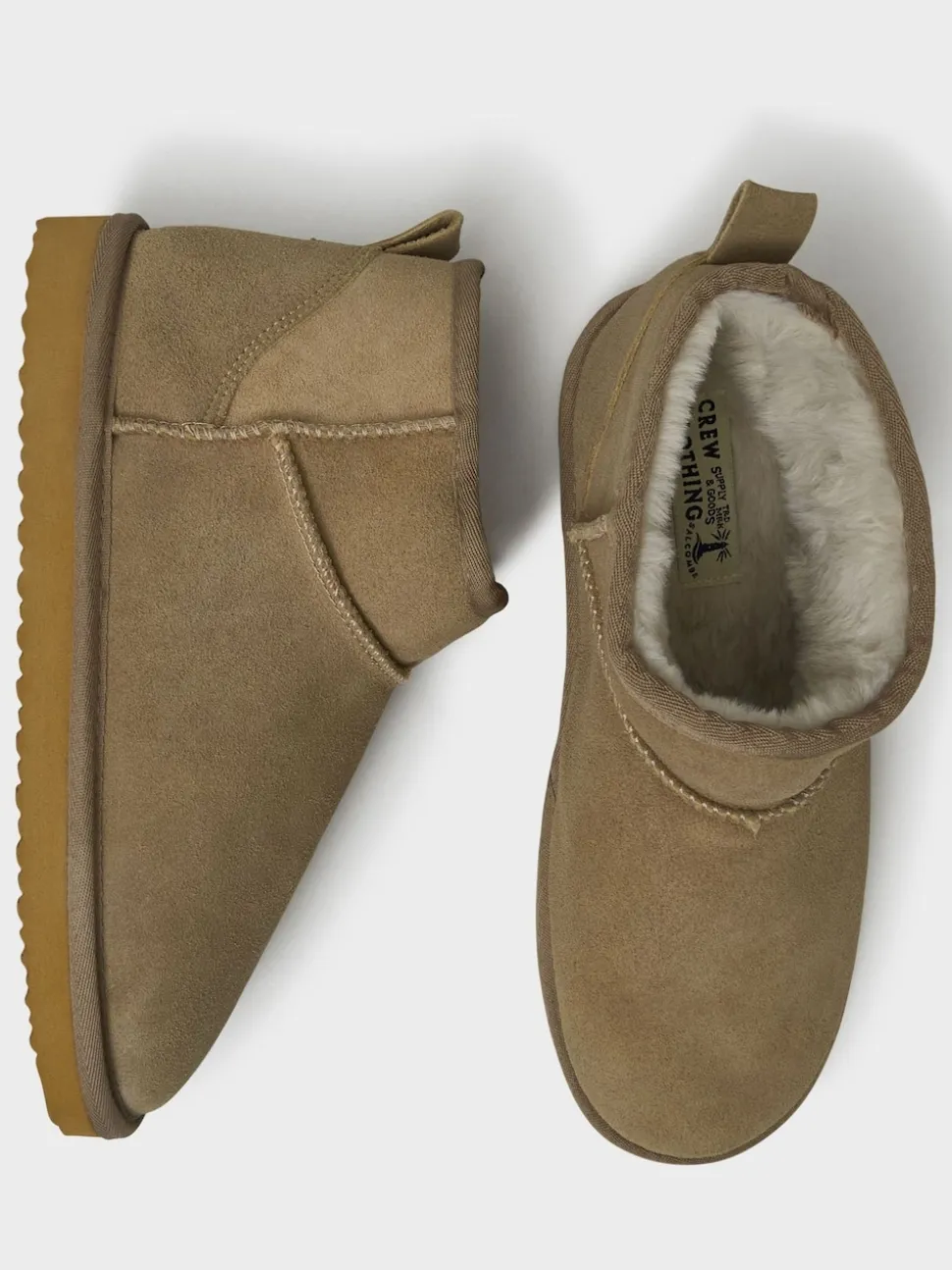Chaussons chaussons Crew Clothing en daim