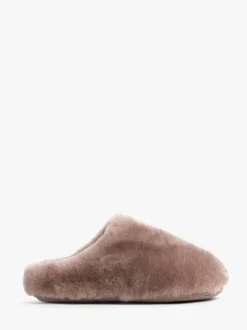 Chaussons Just Sheepskin Marron femme Louise en peau de mouton