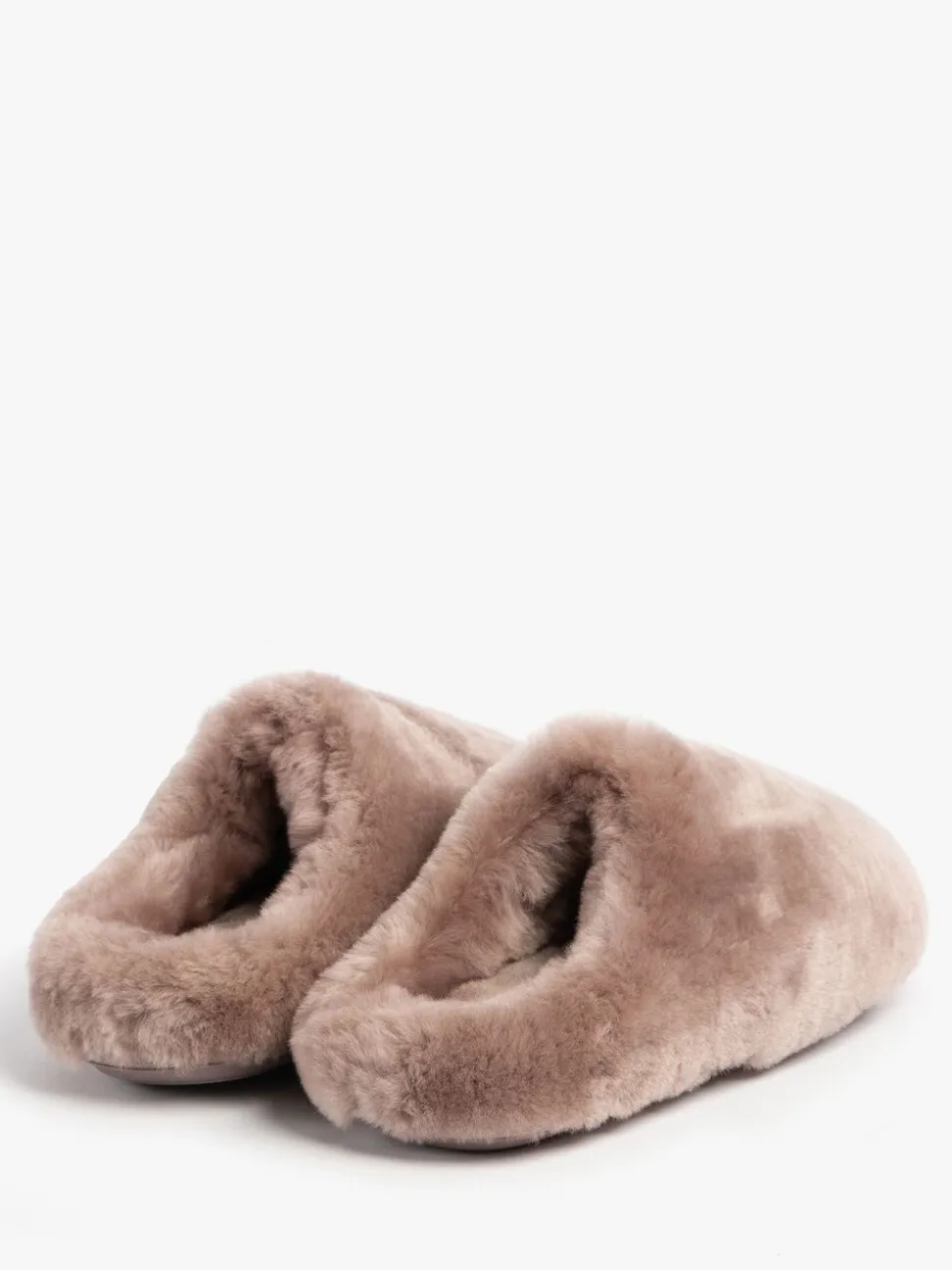 Chaussons Just Sheepskin Marron femme Louise en peau de mouton