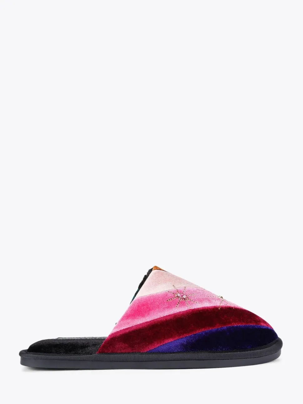 Chaussons Kurt Geiger London avec ornements roses