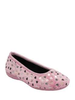 Chaussons Lotus en textile ballerines