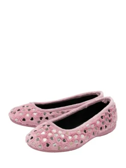 Chaussons Lotus en textile ballerines