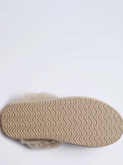 Chaussons mules Boux Avenue Platform en suédette