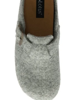 Chaussons mules Lotus en textile