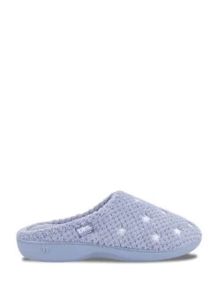 Chaussons mules Totes Isotoner Popcorn en molleton pour femme