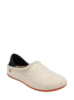Chaussons plats Lotus en textile