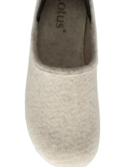 Chaussons plats Lotus en textile