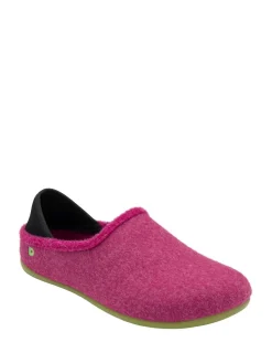 Chaussons plats Lotus en textile